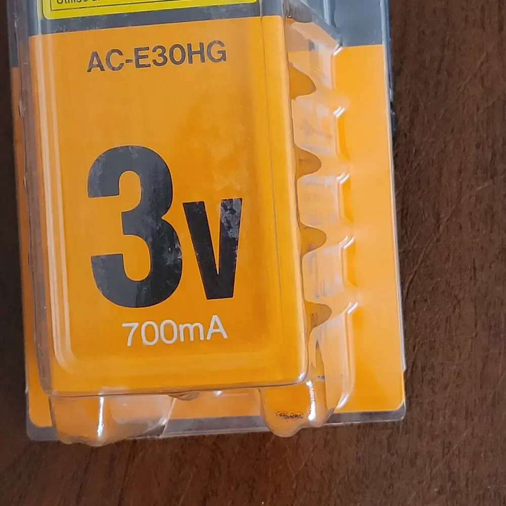 Sony AC Power Adaptor Model AC-E30HG 3V 700mA - Sony Audio Products New sealed